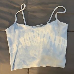PacSun Me To We Tie-Dyed Coral Cami Top